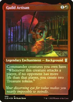 Guild Artisan ETCHED FOIL - 505 - Uncommon - Commander Legends CLB MTG - Image 1