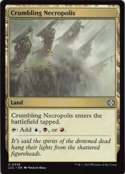 Crumbling Necropolis U Commander: The Lost Caverns of Ixalan 326 NM MTG - Image 1