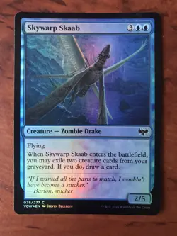Skywarp Skaab Foil MTG Magic the Gathering Card NM Mint Innistrad Crimson Vow - Image 1