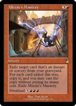 MTG Ravnica Remastered Retro Frame Card Mizzix's Mastery - Image 1