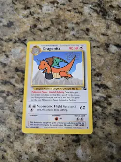 Dragonite #5 -Pokemon: The First Movie- Rare WB Black Star Promo Pokemon Card - Image 1