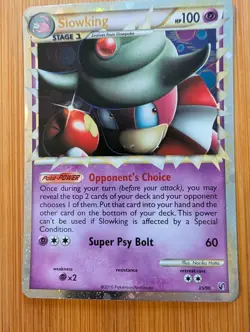 Pokemon Card Slowking Prime 85/90 Undaunted Holo Ultra Rare - Image 1