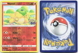 Numel 013/078 Common Pokemon GO Pokemon Reverse Holo LP - Image 3