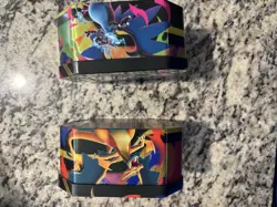 Pokemon TCG Mega Charizard Ex Tins Lot Of 2 Empty 2025 No Promo - Image 2