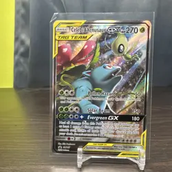 The Pokemon Company Celebi & Venusaur GX SM167 TAG TEAM Promo Holo HP 270 - Image 1