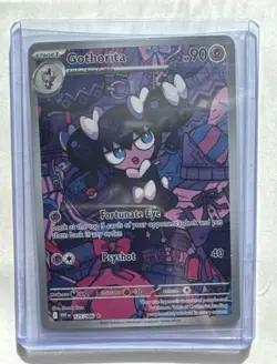 Gothorita Illustration Rare 125/086 SV: White Flare Holo 90 HP Pokemon - Image 1