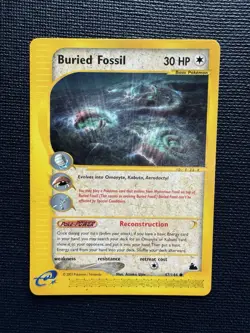 Pokemon TCG Buried Fossil 47/144 Skyridge Regular LP - Image 1