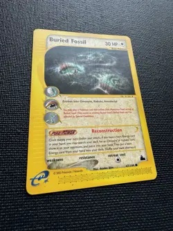 Pokemon TCG Buried Fossil 47/144 Skyridge Regular LP - Image 2