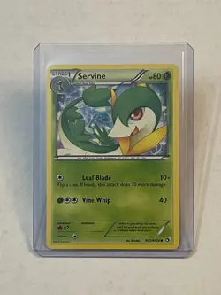 Pokemon TCG Servine RC2/RC25 Legendary Treasures Radiant Collection Holo 2013 LP - Image 1
