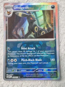 Pokemon TCG Umbreon (Master Ball Pattern) 059/131 Sv: Prismatic Evolutions Holo - Image 2