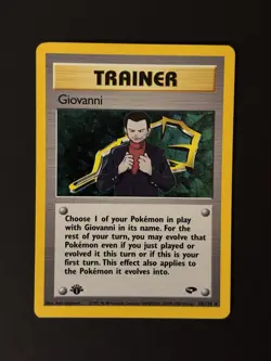Pokemon TCG Giovanni 18/132 Gym Challenge Holo Rare Trainer 1st Edition - Image 2