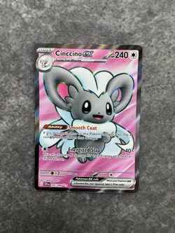 Pokemon TCG Cinccino EX 105/086 CRI Ultra Rare Holo Chaos Rising MINT - Image 1
