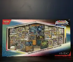 Lucario And Tyranitar Ex Pokemon TCG Prismatic EX Premium Collection Box Set - Image 1