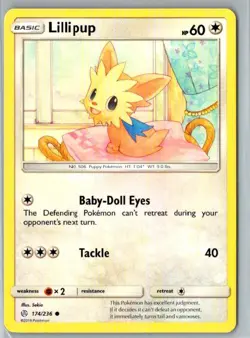 Lillipup Cosmic Eclipse base set Pokemon TCG - Image 1