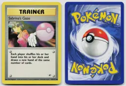 SABRINA'S GAZE 125/132 COMMON GYM HEROES POKEMON UNLIMITED LP - Image 3