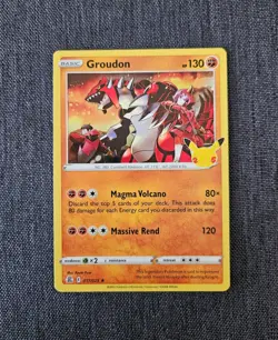 Pokemon TCG: 2021 SWSH Celebrations Groudon 017/025 Holo Main Set NM - Image 1