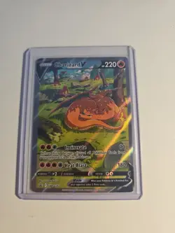 Pokemon SWSH Promo Charizard V SWSH260 Full Art Holo 220 HP Incinerate - Image 1
