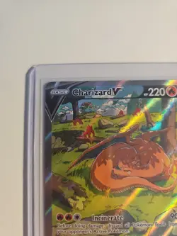Pokemon SWSH Promo Charizard V SWSH260 Full Art Holo 220 HP Incinerate - Image 3