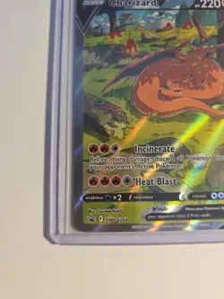 Pokemon SWSH Promo Charizard V SWSH260 Full Art Holo 220 HP Incinerate - Image 5