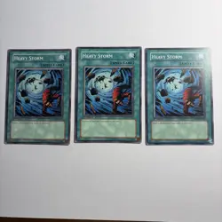 Yugioh! 3x Heavy Storm SD09-EN025 Common 1st Edition LP - Image 1