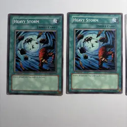 Yugioh! 3x Heavy Storm SD09-EN025 Common 1st Edition LP - Image 3