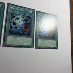 Yugioh! 3x Heavy Storm SD09-EN025 Common 1st Edition LP - Image 4
