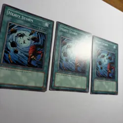 Yugioh! 3x Heavy Storm SD09-EN025 Common 1st Edition LP - Image 5