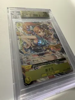 BGS 10 PRISTINE- 0-Nami Parallel Art OP06-101- JP One Piece Wings of the Captain - Image 2