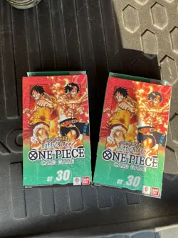 SEALED ENGLISH ONE PIECE STARTER DECK LUFFY & ACE ST-30 ST30 Lot Of 2 - Image 1