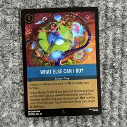 Disney Lorcana Wilds Unknown What Else Can I Do 163/204 Foil - Image 1