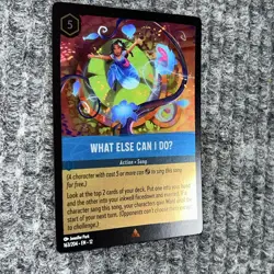 Disney Lorcana Wilds Unknown What Else Can I Do 163/204 Foil - Image 3