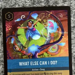 Disney Lorcana Wilds Unknown What Else Can I Do 163/204 Foil - Image 5