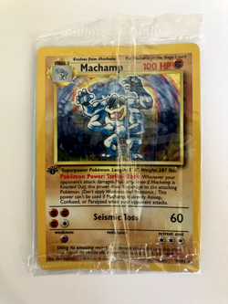 1999 Pokemon Machamp 1st Edition 8/102 Holo - Sealed in Original Packaging - WOT - Image 1