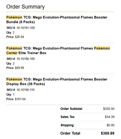Pokemon Mega Evolution-Phantasmal Flames Booster Display Box (36 Packs) PRESALE - Image 2