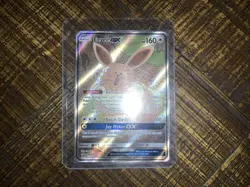 Pokemon TCG Eevee GX SM233 Full Art Black Star Promo Sun & Moon - Image 1