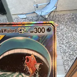 Pokemon TCG Magikarp & Wailord GX SM166 TAG TEAM Promo Oversized Holo English - Image 3