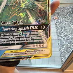 Pokemon TCG Magikarp & Wailord GX SM166 TAG TEAM Promo Oversized Holo English - Image 4