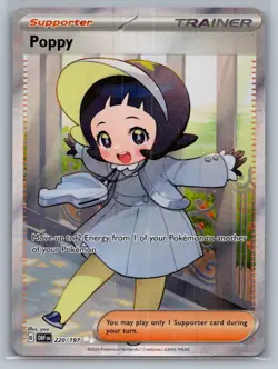 Poppy 220/197 Ultra Rare Obsidian Flames Pokemon Near Mint - Image 1