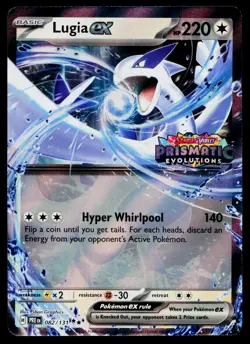 Lugia ex (Prismatic Evolutions Stamped) 082/131 Holofoil Pokemon Near Mint - Image 1