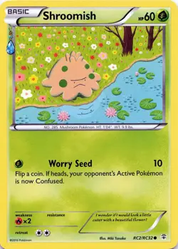 POKEMON Shroomish #RC2/RC32 Generations: Radiant Collection NM - Image 1