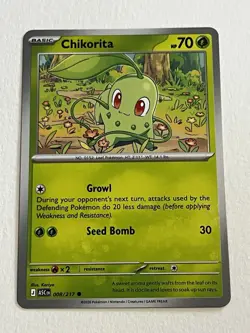Chikorita 008/217 • Common • Ascended Heroes • Pokemon TCG • NM - Image 1