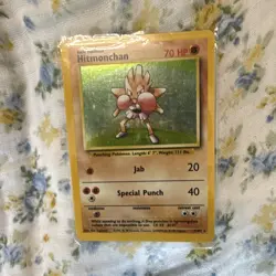 Hitmonchan 7/102 Base Set Holo Rare 1999 Pokemon TCG English 70 HP Basic 1st Ed - Image 1