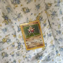Hitmonchan 7/102 Base Set Holo Rare 1999 Pokemon TCG English 70 HP Basic 1st Ed - Image 2
