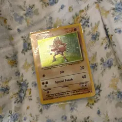 Hitmonchan 7/102 Base Set Holo Rare 1999 Pokemon TCG English 70 HP Basic 1st Ed - Image 3