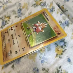 Hitmonchan 7/102 Base Set Holo Rare 1999 Pokemon TCG English 70 HP Basic 1st Ed - Image 5