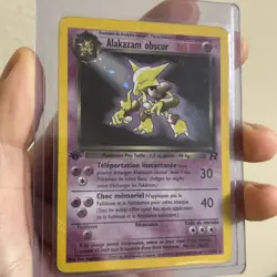 Pokemon TCG Alakazam obscur French 1st Edition Holo Very Rare HP - Image 1