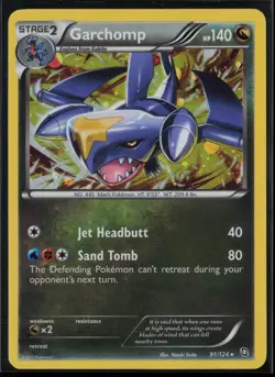 Garchomp (Cosmos Holo) 091/124 Pokemon Blister Exclusives Promo Lightly Played - Image 1