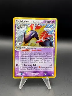2006 Pokemon EX Dragon Frontiers Typhlosion Delta Species Holo Rare 12/101 LP - Image 1