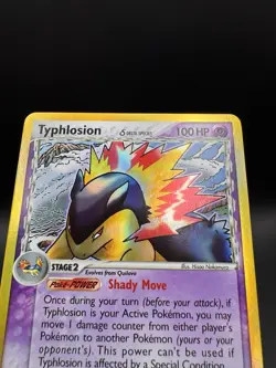 2006 Pokemon EX Dragon Frontiers Typhlosion Delta Species Holo Rare 12/101 LP - Image 3