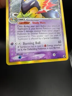 2006 Pokemon EX Dragon Frontiers Typhlosion Delta Species Holo Rare 12/101 LP - Image 4